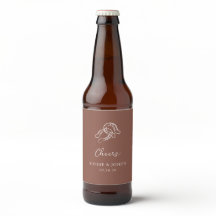 Minimalist Horseshoe | Rustic Brown Wedding