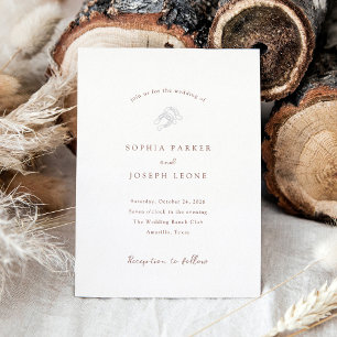 Minimalist Horseshoe   Rustic Wedding Silver
