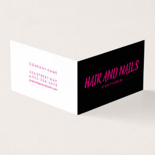 Minimalist / Hot Pink Business Card