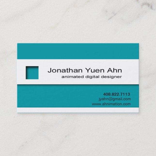 Minimalist I Business Card template (Front)