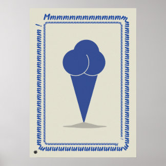 Minimalist Ice Cream Art Print