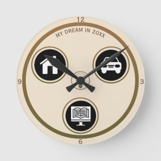 Minimalist Icon Personal Wall Clock