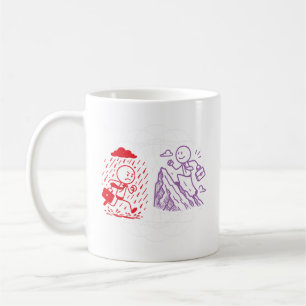 Minimalist Illust From Rain to Sunshine Coffee Mug