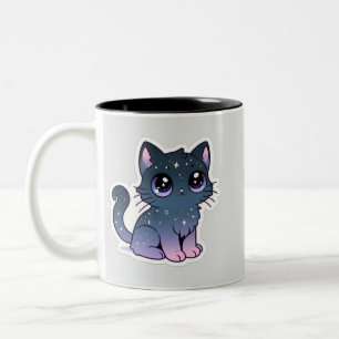 Minimalist Initial Gift for Her Two-Tone Coffee Mug