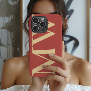 Minimalist Initial Phone Case Custom Gift for Her