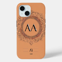 Minimalist Initials Symbol iPhone Case - IAO