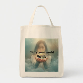 Minimalist Inspirational Canvas Tote Bag