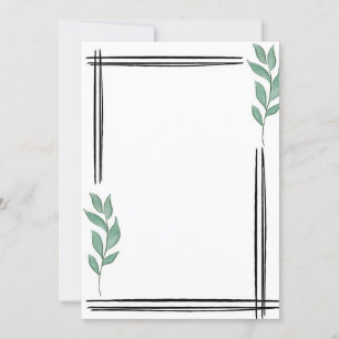 Minimalist Invitation