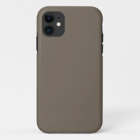 Minimalist iPhone Case Brown Slim Protective