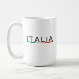 Minimalist Italy Flag New York italian  Coffee Mug