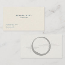 Minimalist Japanese Business Card