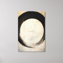 Minimalist Japanese Enso Circle Wabi-Sabi Abstract