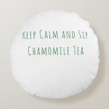 Minimalist Keep Calm and Sip Chamomile Tea Quote 
