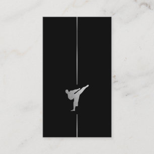 Minimalist Kickboxing - Martial Arts Business Card