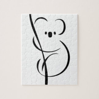Minimalist Koala Jigsaw Puzzle