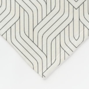 Minimalist Labyrinth Line Blanket
