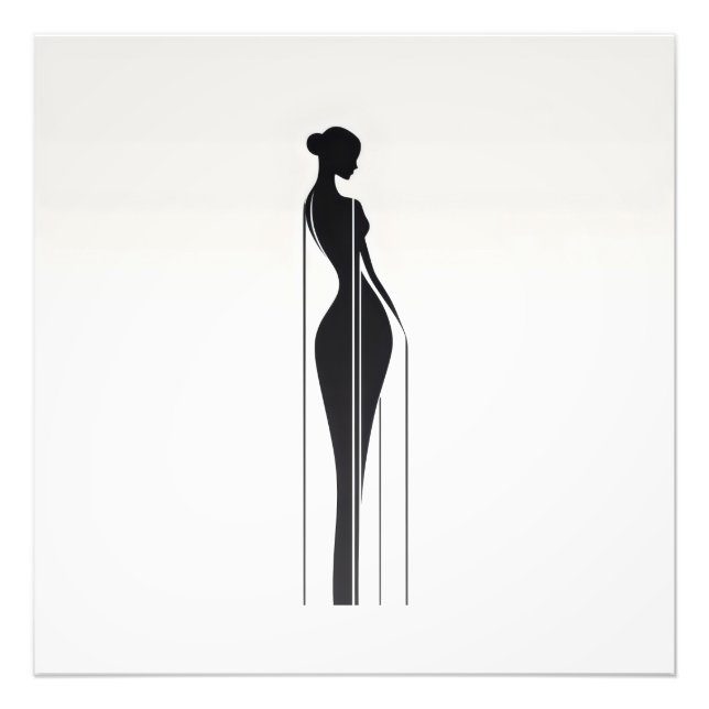 Minimalist Lady Photo Print (Front)