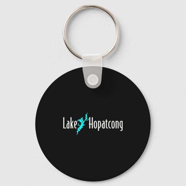 Minimalist Lake Hopatcong - New Jersey  Key Ring (Front)