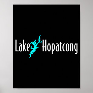 Minimalist Lake Hopatcong - New Jersey  Poster