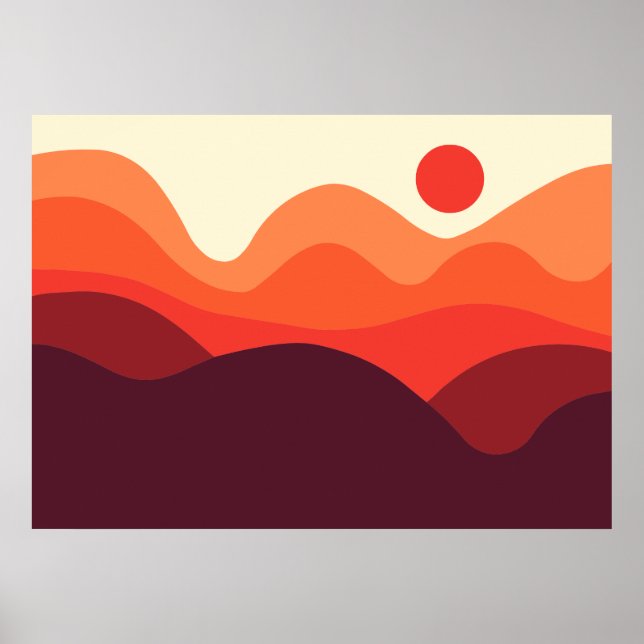 Minimalist Landscape 190821(01) Poster (Front)