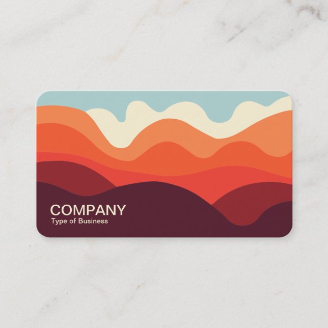 Minimalist Landscape 191021(02a) Business Card (Front)