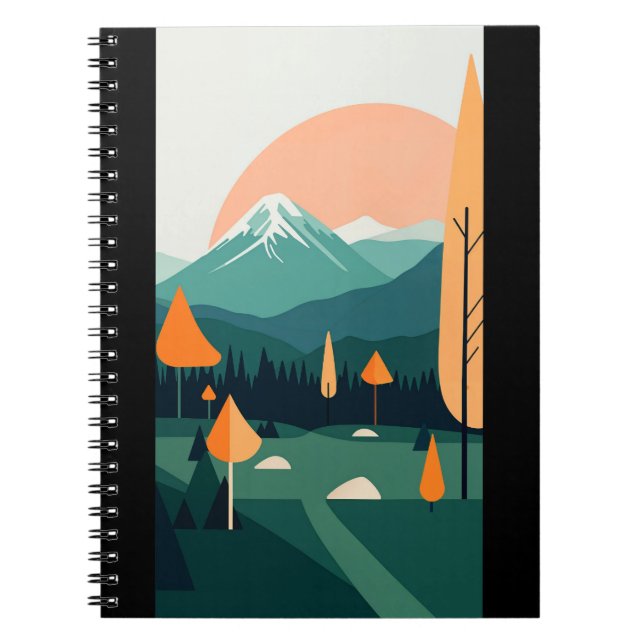 minimalist landscape notebook (Front)
