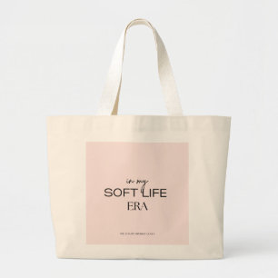 Minimalist Large Soft Life Era Tote Bag, Modern