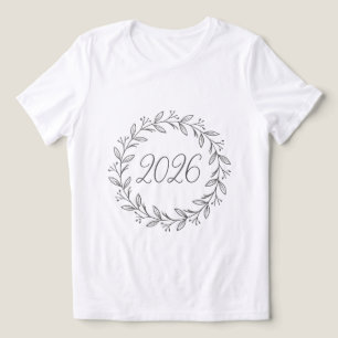 Minimalist Laurel Wreath 2026 Tri-Blend Shirt
