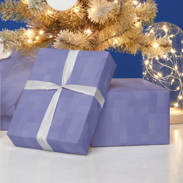 Minimalist lavender lilac pattern modern gift wrapping paper (Holidays)