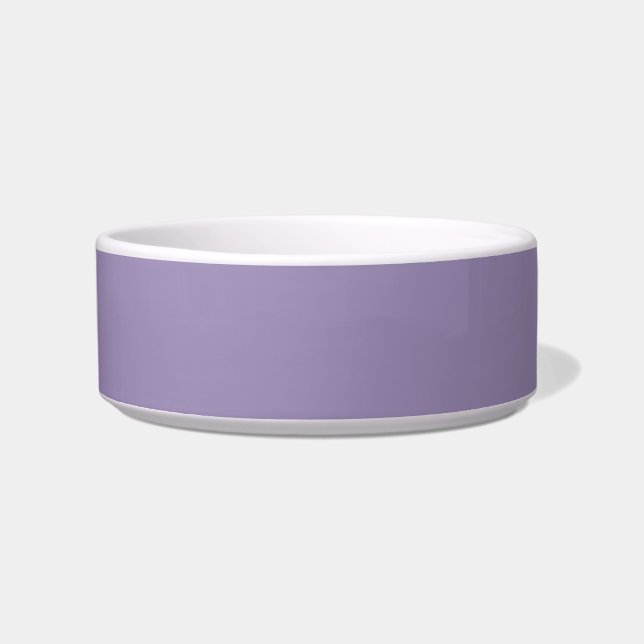 Minimalist lavender lilac solid plain simple bowl (Front)