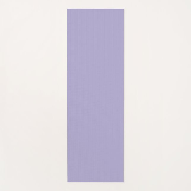 Minimalist Lavender Yoga Mat (Front)
