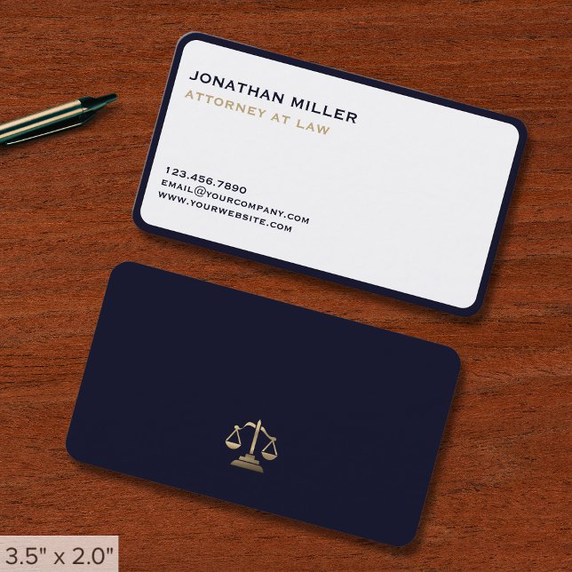 Minimalist Lawyer Business Card (Creator Uploaded)