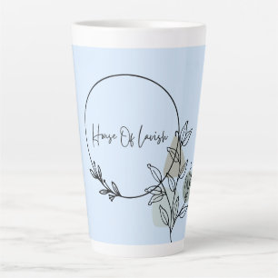 Minimalist Leaf Wreath Aesthetic Coffee Mug