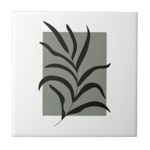 Minimalist Leaves Tile