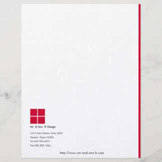 Minimalist Letterhead with Simple Logo