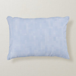 Minimalist light blue abstract modern pattern decorative cushion