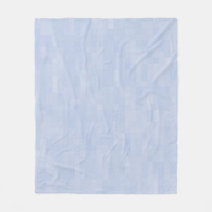 Minimalist light blue abstract modern pattern fleece blanket