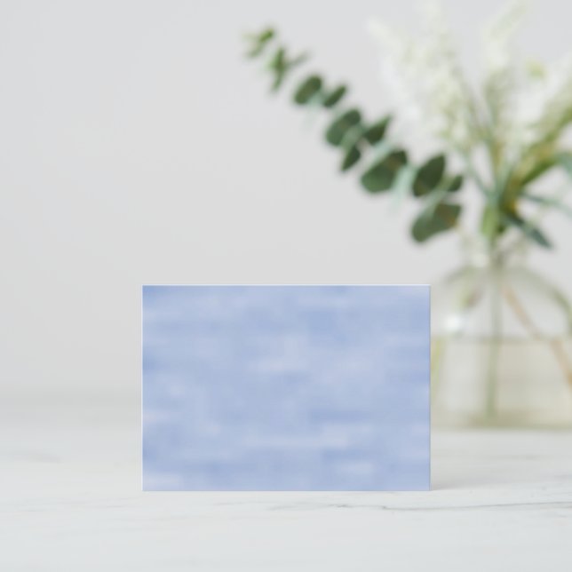Minimalist light blue sky abstract pattern cute enclosure card (Standing Front)