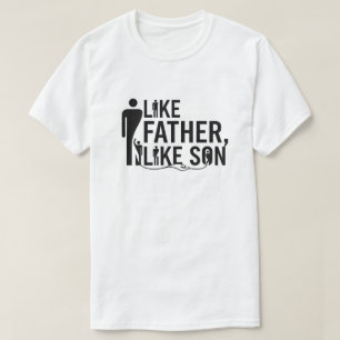 Minimalist Like Father Like Son Matching T-Shirt