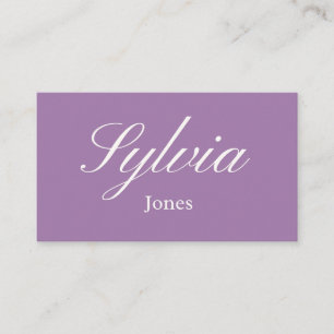 Minimalist lilac wedding , engagement  place card
