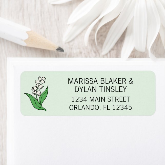 Minimalist Lily of the Valley Wedding Address (Insitu)