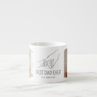 Minimalist Line Art Best Dad Ever Photo