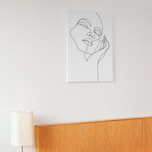 Minimalist Line Art Drawing Of A Woman Wall Poster (Creator Uploaded)