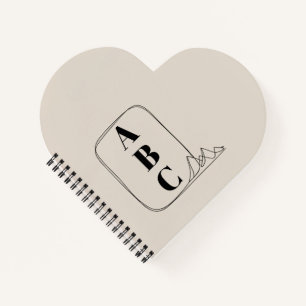 Minimalist Line Art Frame Notebook