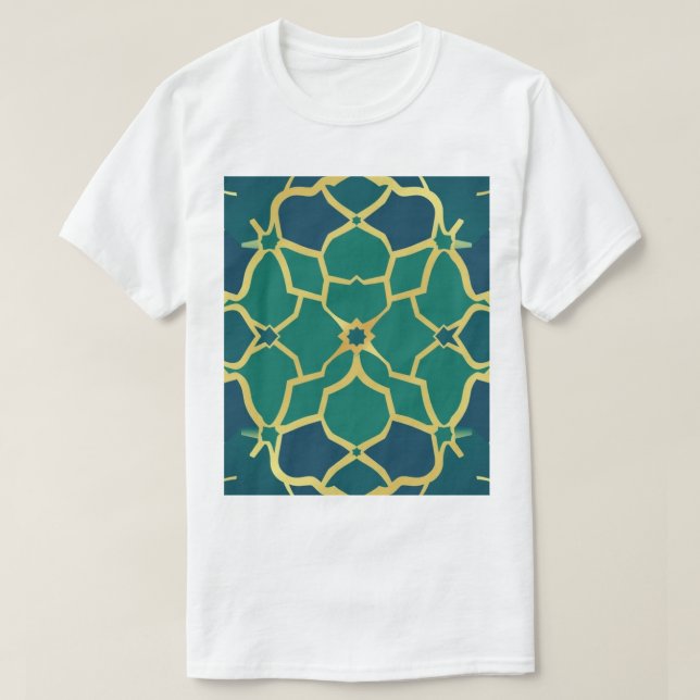 Minimalist Line Art Nature – Simple T‑Shirt T-Shirt (Design Front)