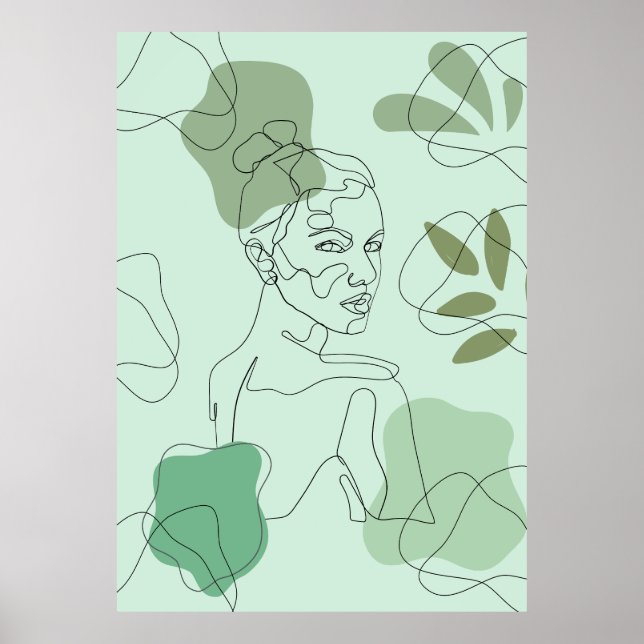Minimalist Line Art Poster (Front)