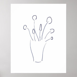 Minimalist Line Drawing Poster
