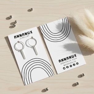 Minimalist Lines Cool Earring Jewellery Display Ca