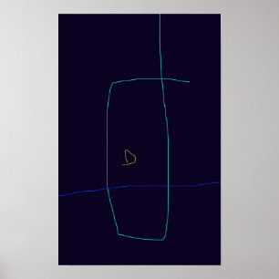Minimalist Lines Poster