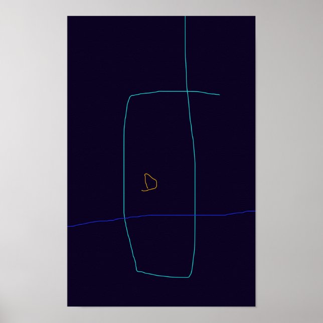 Minimalist Lines Poster (Front)